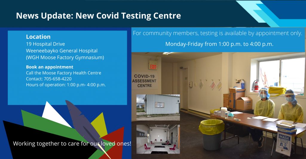 COVID19 Testing Weeneebayko Area Health Authority
