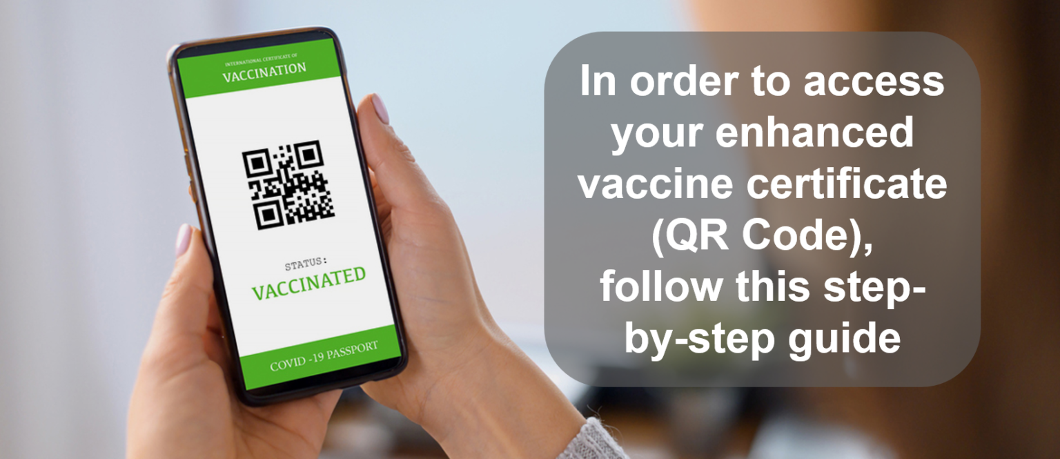Accessing Your Enhanced Vaccine Certificate (QR Code) Weeneebayko