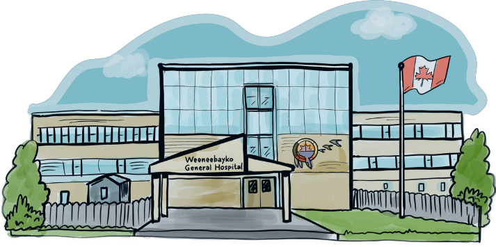 Illustration of Weeneebayko General Hospital